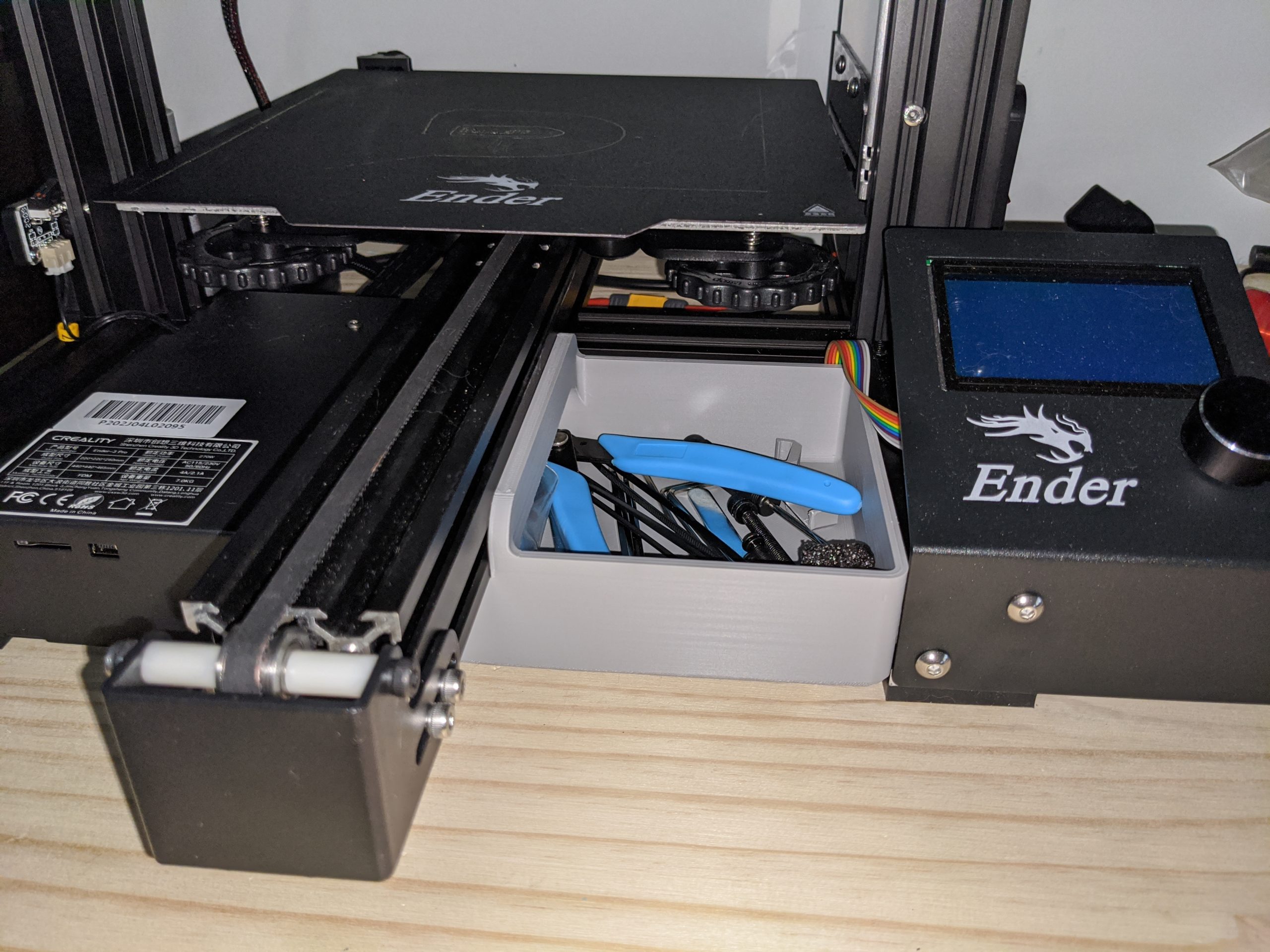 Ender 3 Pro Printed Tool Drawer 3D Printer Reviews 3D Printing