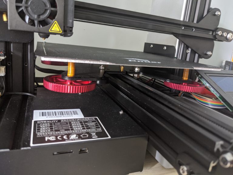 how to level 3d printer bed ender 3 pro